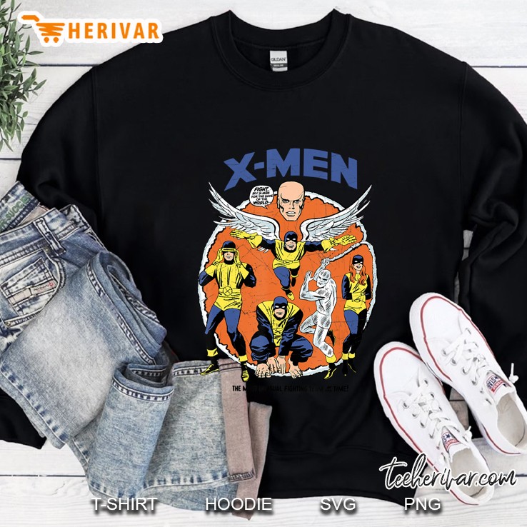 Marvel Original X-Men Mutants Classic Retro Comic Sweatshirt