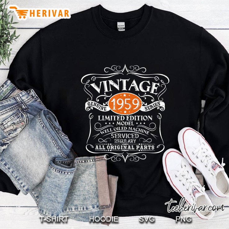 Vintage 1959 Genuine Series Limited Edition Model All Original Parts Sweatshirt