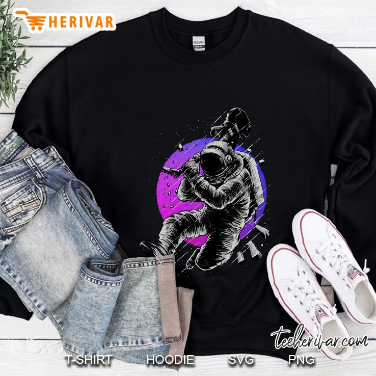 Astronaut With Guitar Sweatshirt