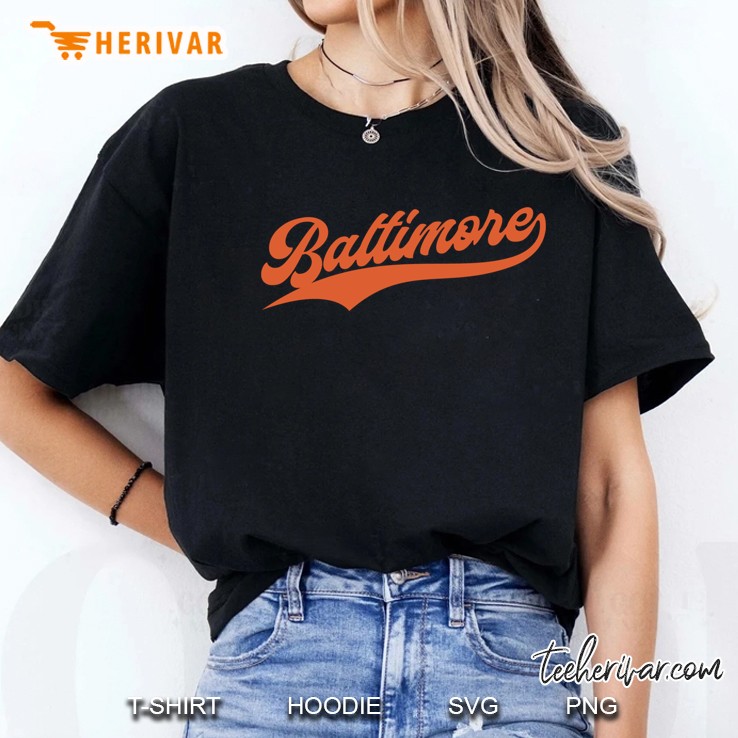 Baltimore Baseball Vintage Ladies Tee