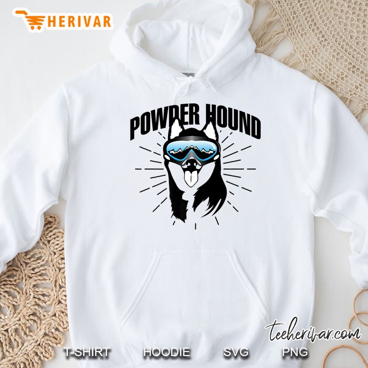 Powder Hound Cool Snowboarding Skiing Hoodie