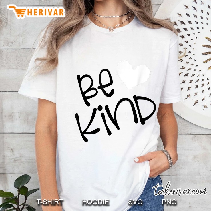 Be Kind Heart No Bullying Ladies Tee