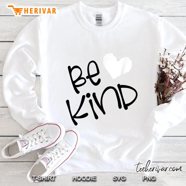 Be Kind Heart No Bullying Sweatshirt