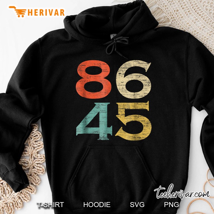86 45 Vintage Grunge Version Hoodie