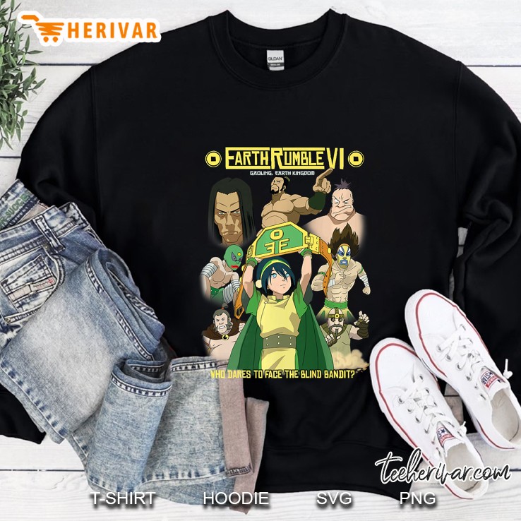 Earth Rumble VI Who Dares To Face The Blind Banji Sweatshirt