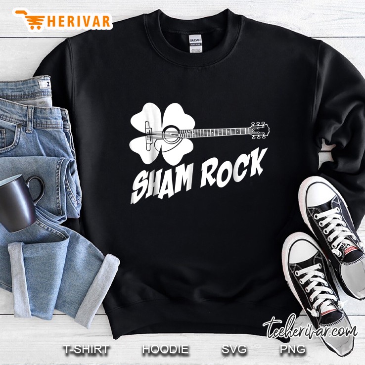 Sham Rock Shamrock Guitar Version Sweatshirt