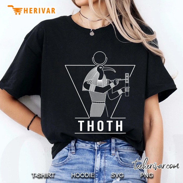 Thoth Egyptian God Of The Emerald Tablets Ladies Tee