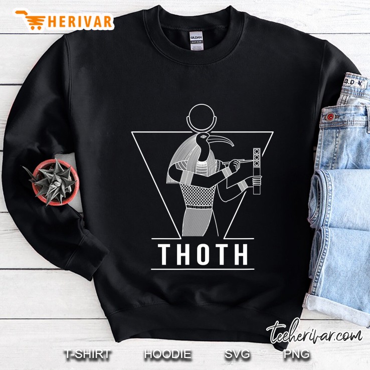 Thoth Egyptian God Of The Emerald Tablets Sweatshirt