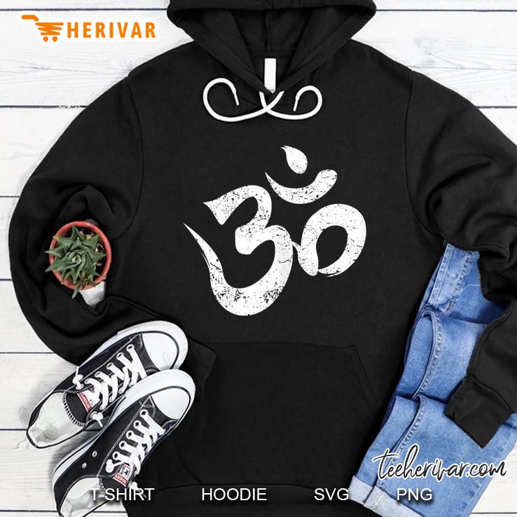 Om Meditation Spiritual Indian Yoga Symbol Hoodie
