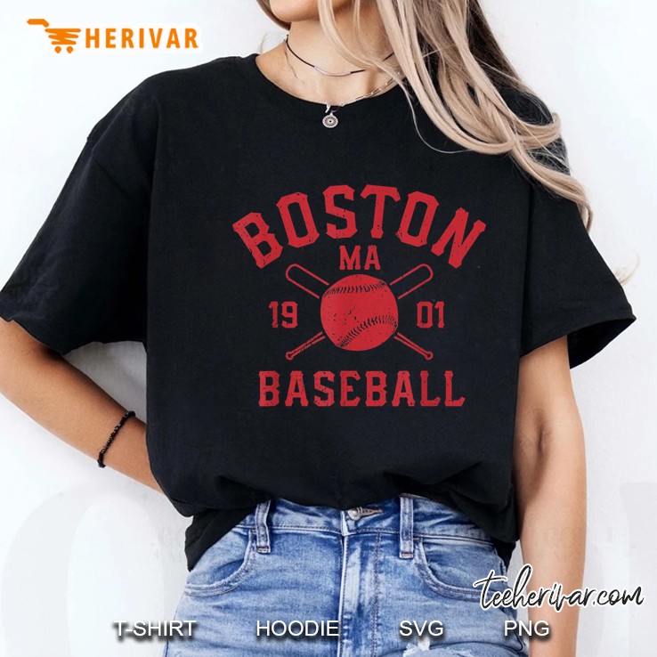 Boston Baseball Vintage Ladies Tee