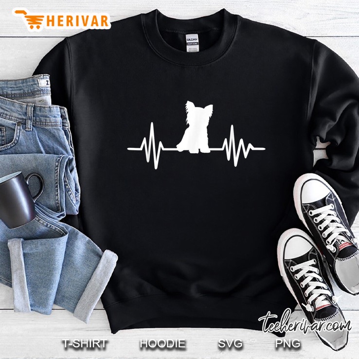 Yorkie Pulse Heartbeat Sweatshirt