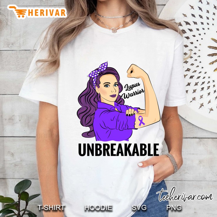 Lupus Warrior Unbreakable Strong Woman Version Ladies Tee