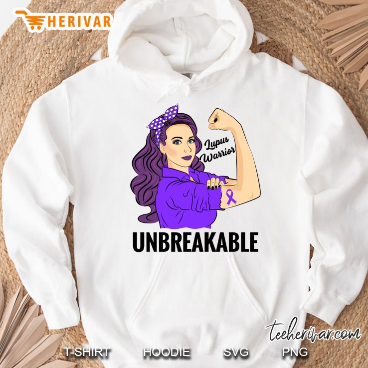Lupus Warrior Unbreakable Strong Woman Version Hoodie