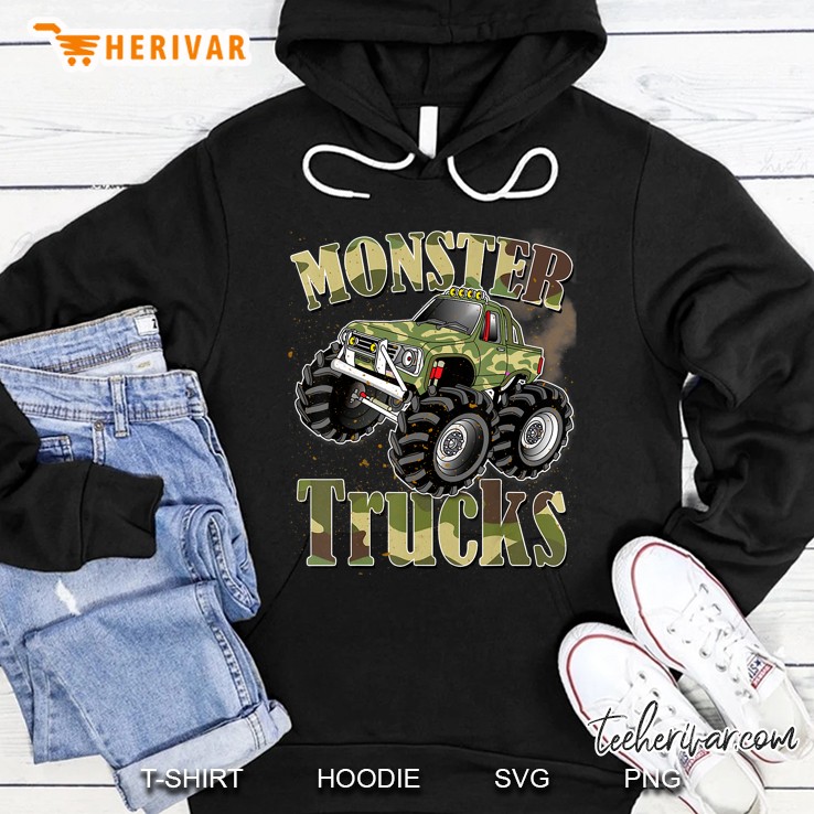 Monster Trucks Camouflage Version Hoodie