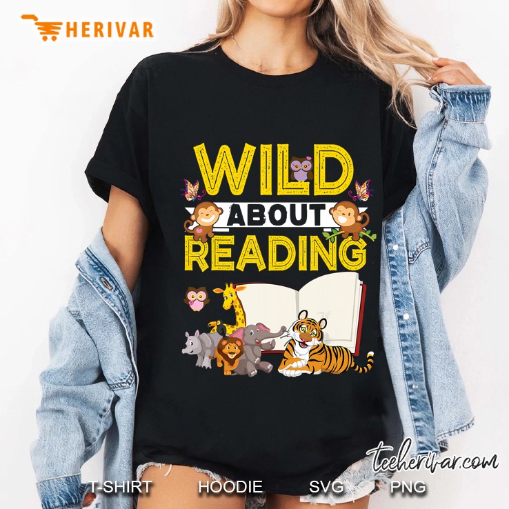 Wild About Reading Back To School Ladies Tee