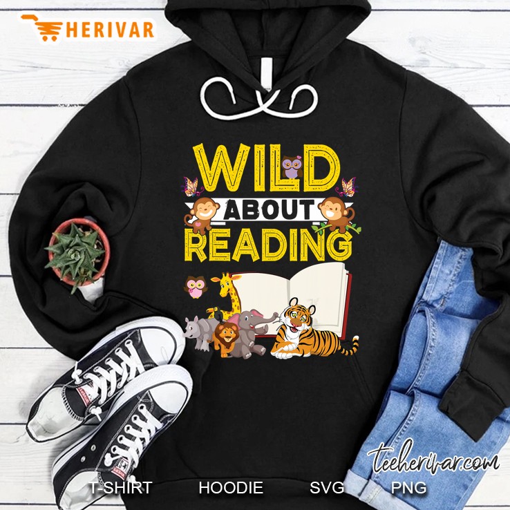 Wild About Reading Back To School Hoodie