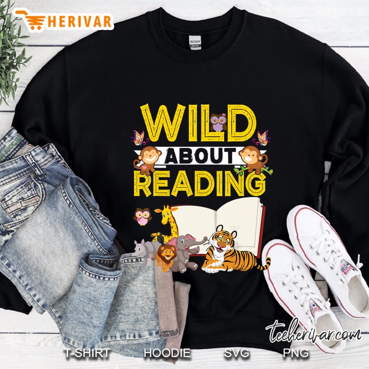 Wild About Reading Back To School Sweatshirt