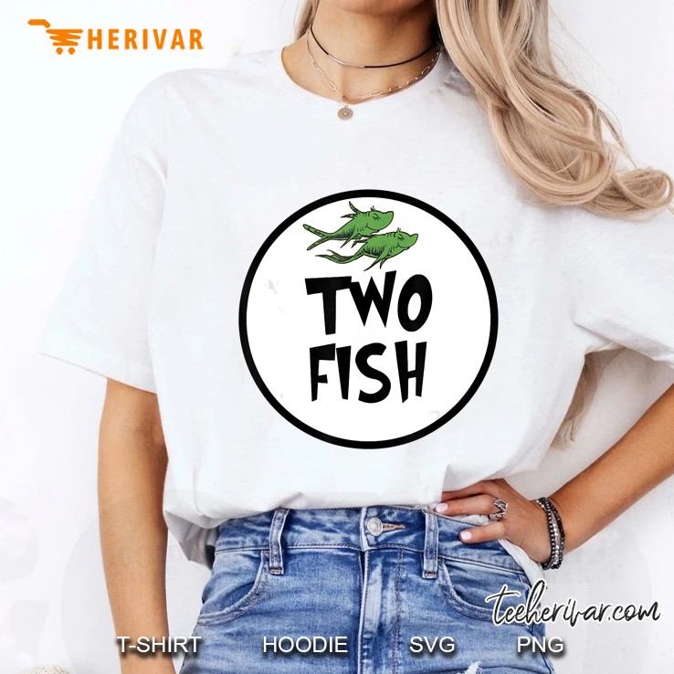 Cute Rhyming Two Fish Ladies Tee