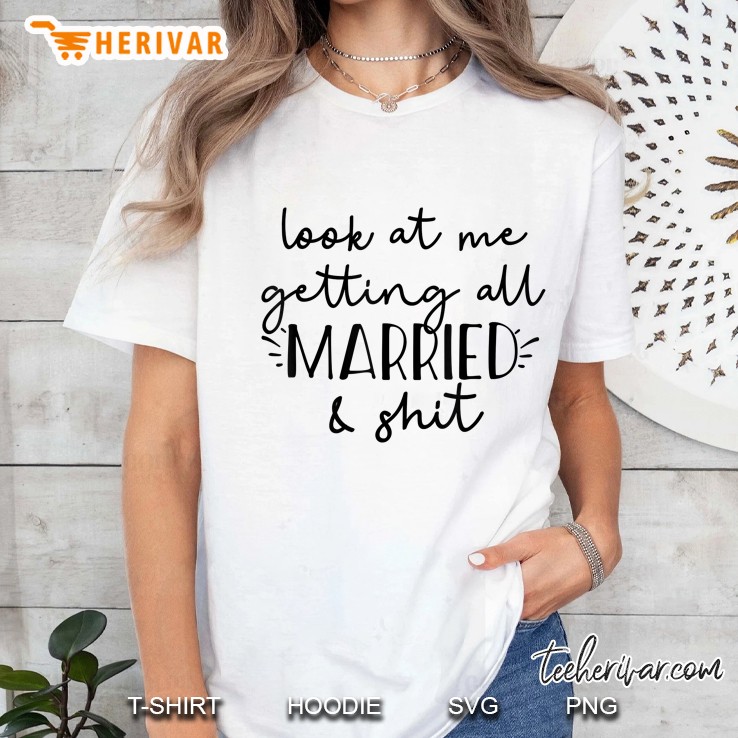 Look At Me Getting All Married Ladies Tee