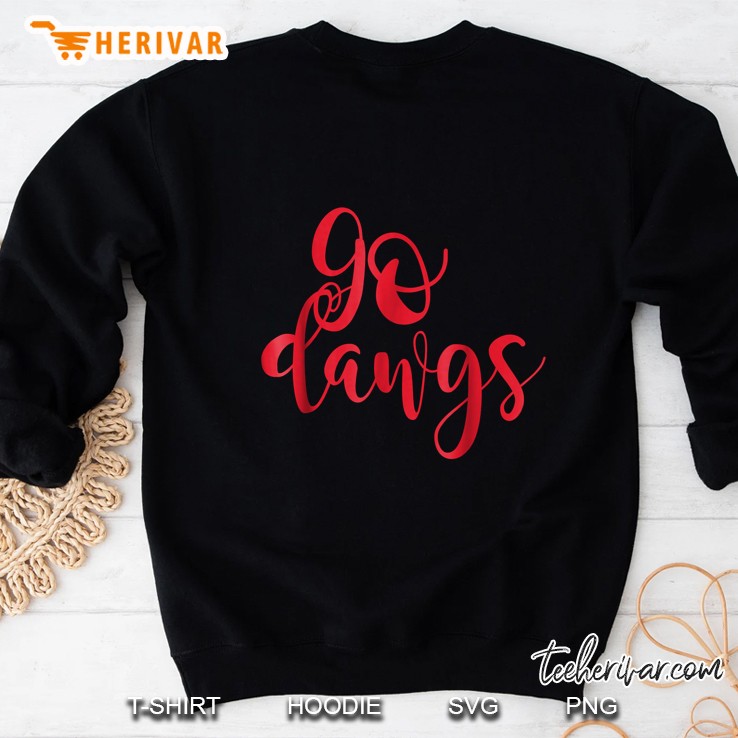 Go Dawgs Highschool Football Sweatshirt