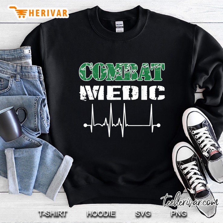 Combat Medic Heartbeat Version Sweatshirt