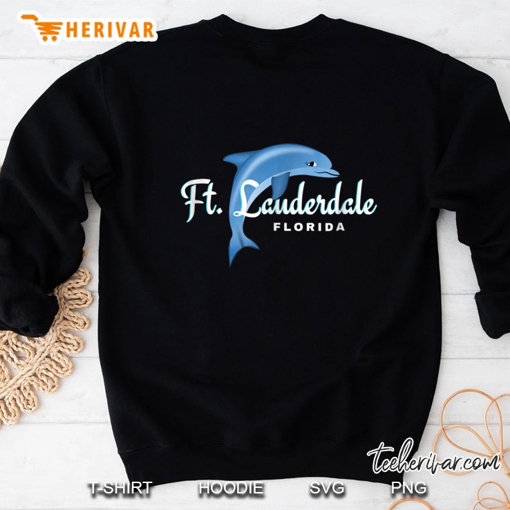 Ft Lauderdale Florida Dolphin Version Sweatshirt