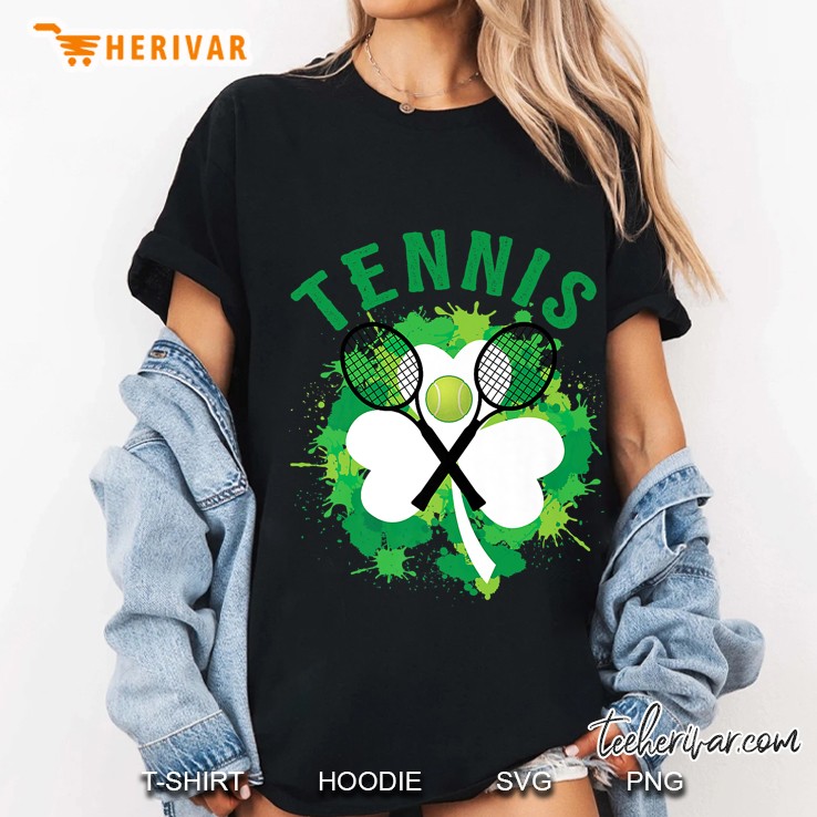 Tennis Shamrock Version Ladies Tee