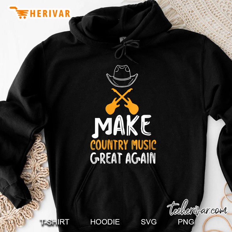 Make Country Music Great Again Guitar Version Hoodie