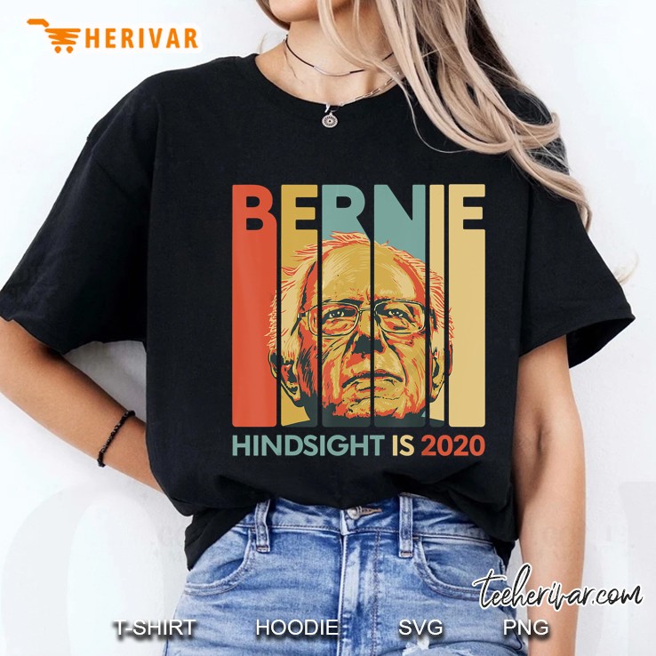 Vintage Bernie Sanders President Hindsight Is 2020 Ladies Tee