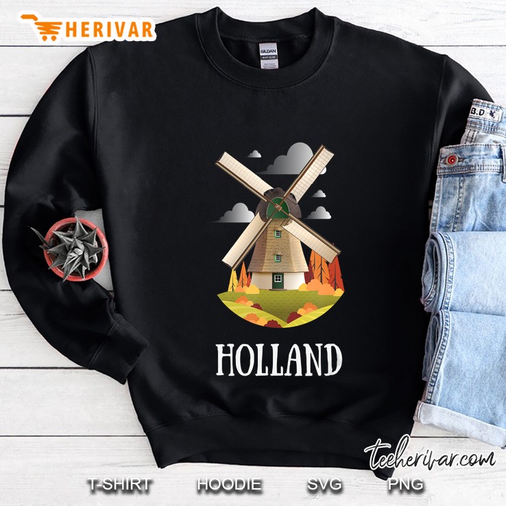 Windmill Dutch Holiday In Holland Sweatshirt