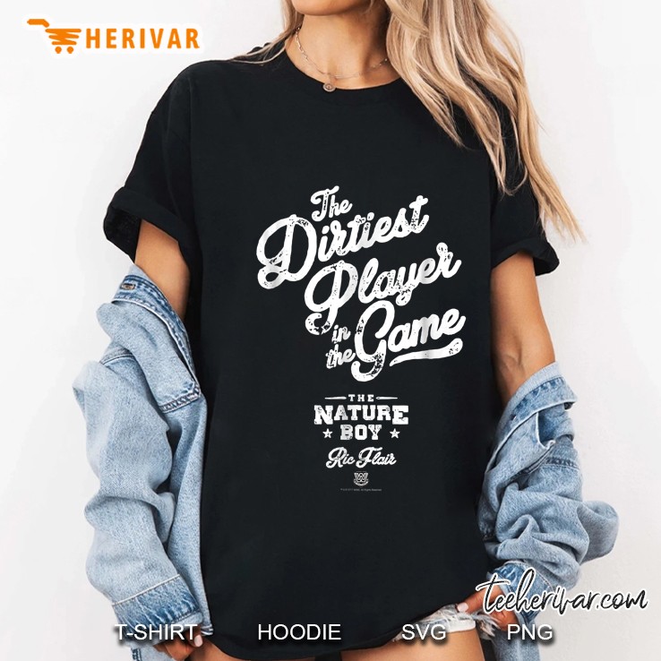Wwe The Dirtiest Player In The Game Ric Flair Ladies Tee