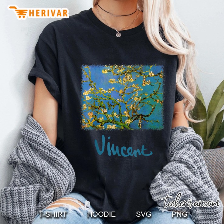 Blossoming Almond Tree By Vincent Van Gogh Ladies Tee
