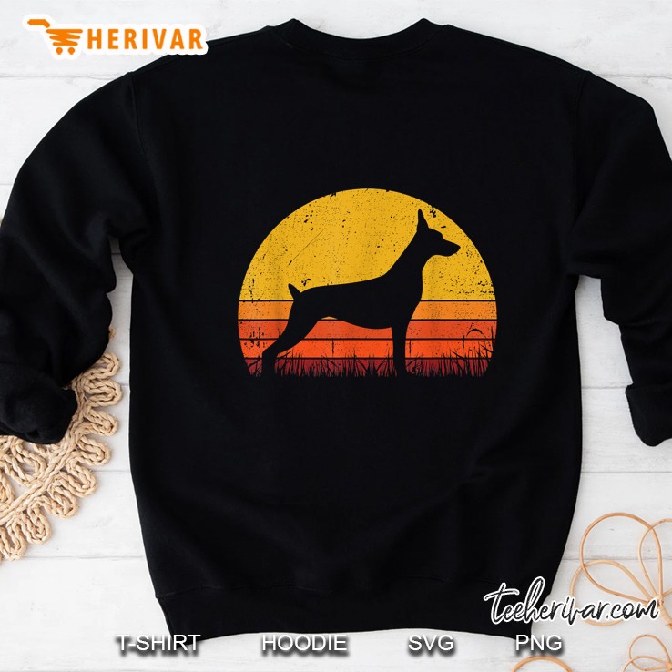 Dobermann Silhouette Vintage Version Sweatshirt