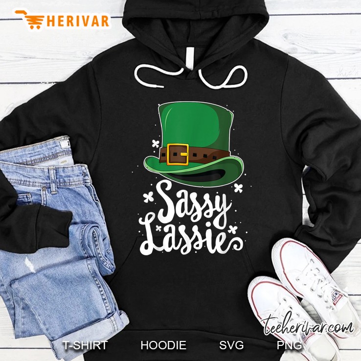 Sassy Lassie Leprechaun Hat Version Hoodie