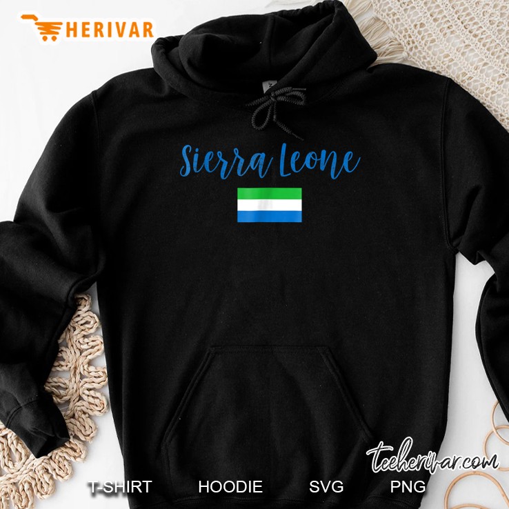 Sierra Leone Sierra Leone Flag Version Hoodie