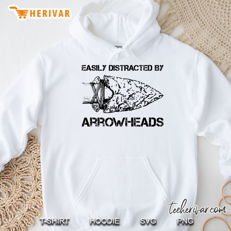 Easily Distracted By Arrowhead Hoodie