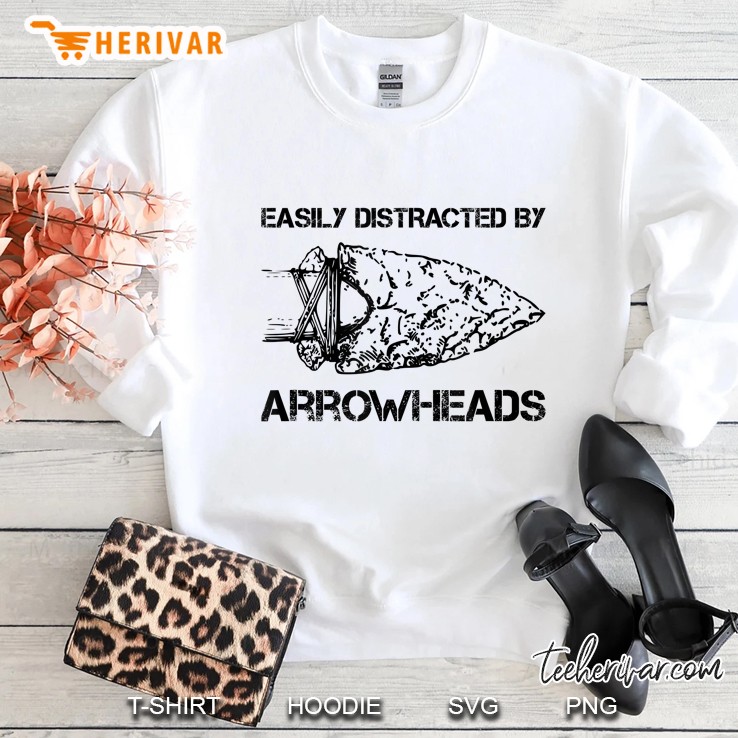 Easily Distracted By Arrowhead Sweatshirt