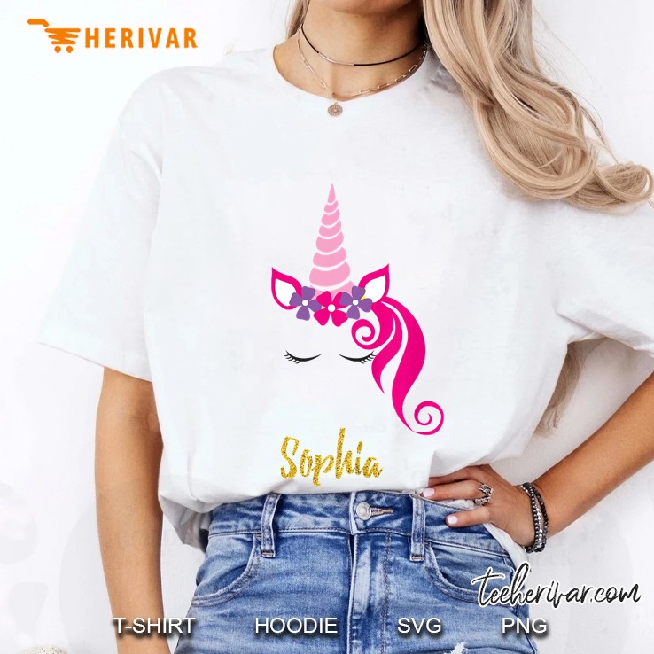 Sophia Pink Unicorn Version Ladies Tee