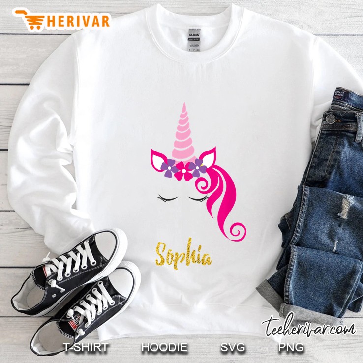 Sophia Pink Unicorn Version Sweatshirt