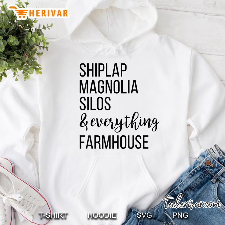 Shiplap Magnolia Silos & Everything Farmhouse Hoodie