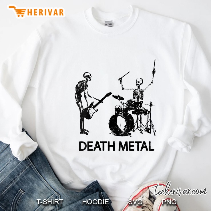Death Metal Skeletons Music Band Version Sweatshirt