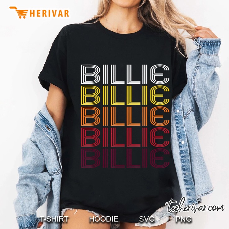 Billie Retro Wordmark Pattern Ladies Tee