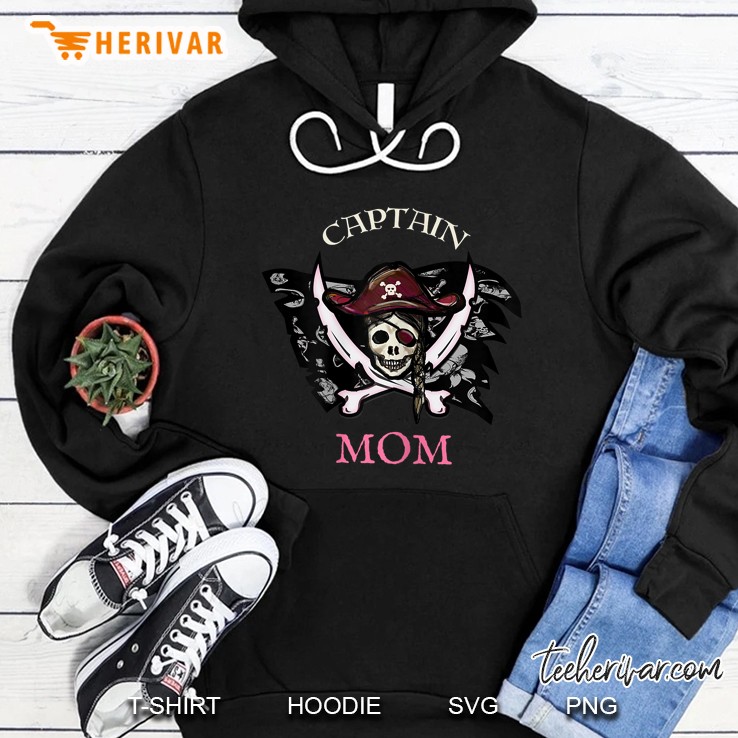 Captain Mom Pirate Captain Version2 Hoodie