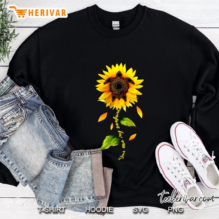 You Are My Sunshine Turtle Sunflower Version Sweatshirt
