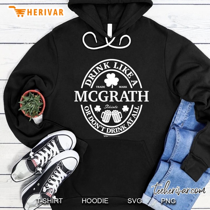 Drink Like A Mcgrath Or Don