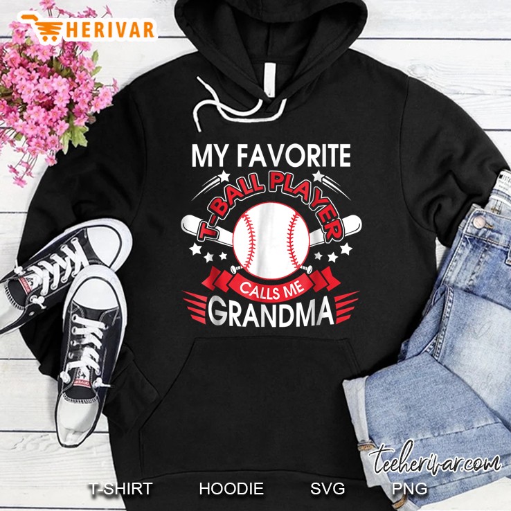 My Favorite Ball Player Call Me Grandma Hoodie