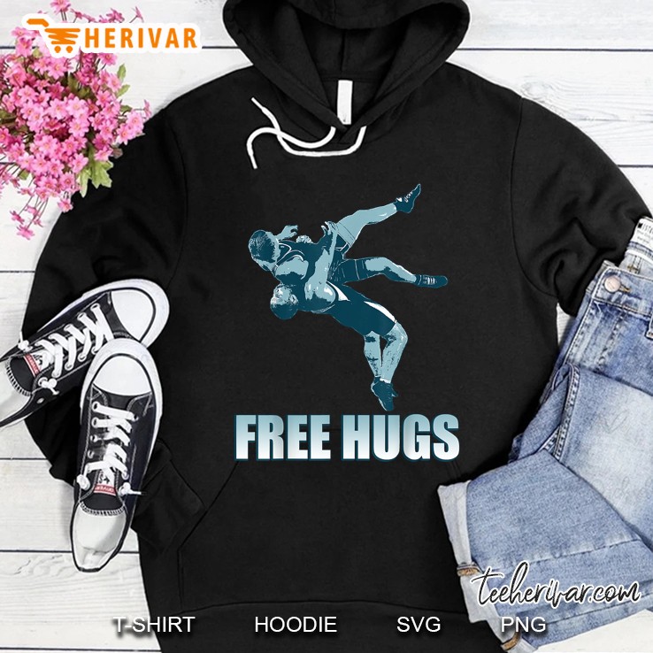 Free Hugs Wrestlers Version Hoodie