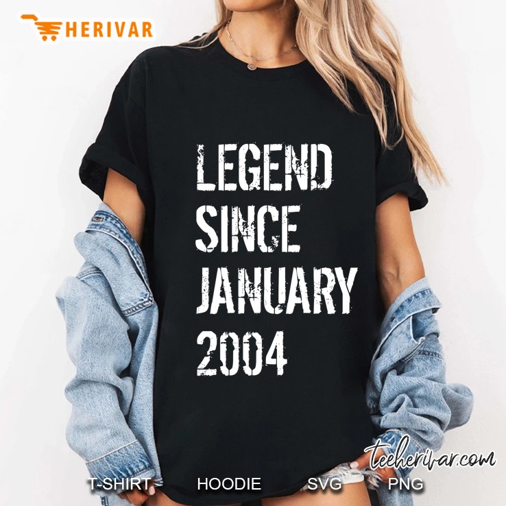 Legend Since January 2004 Version2 Hoodie