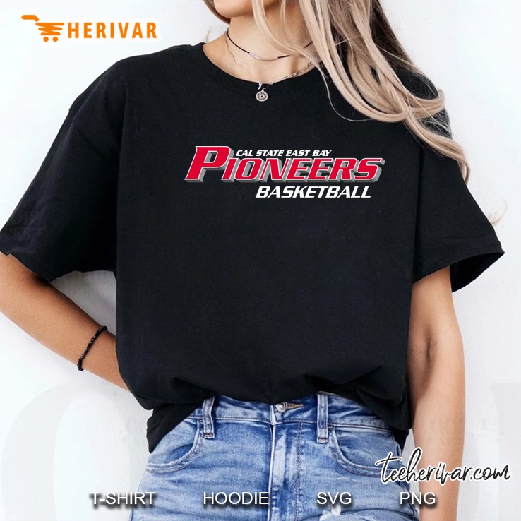 Cal State East Bay Pioneers Basketball Ladies Tee