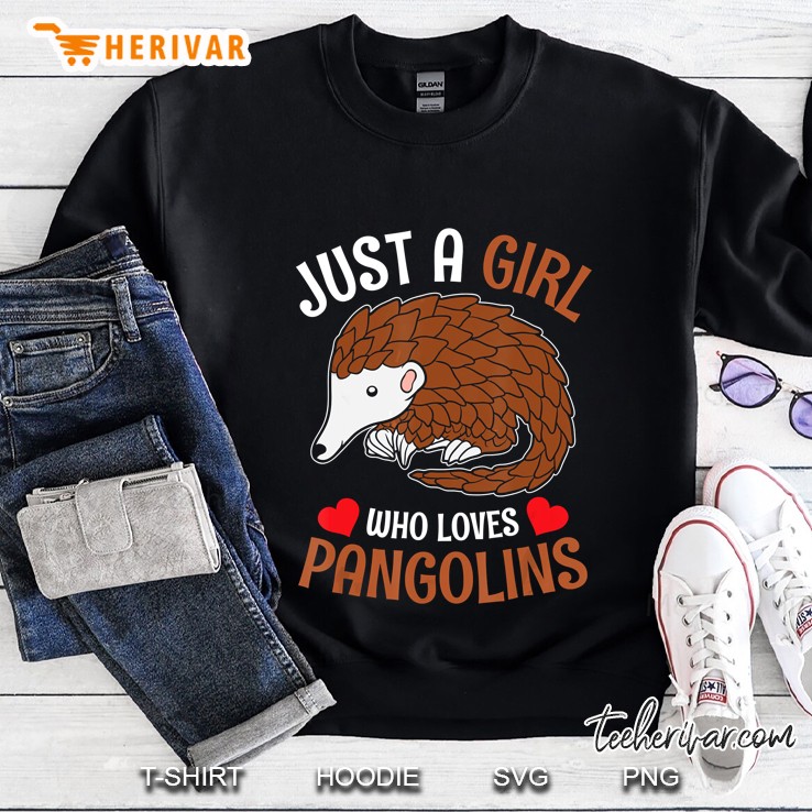 Just A Girl Who Loves Pangolins Sweatshirt